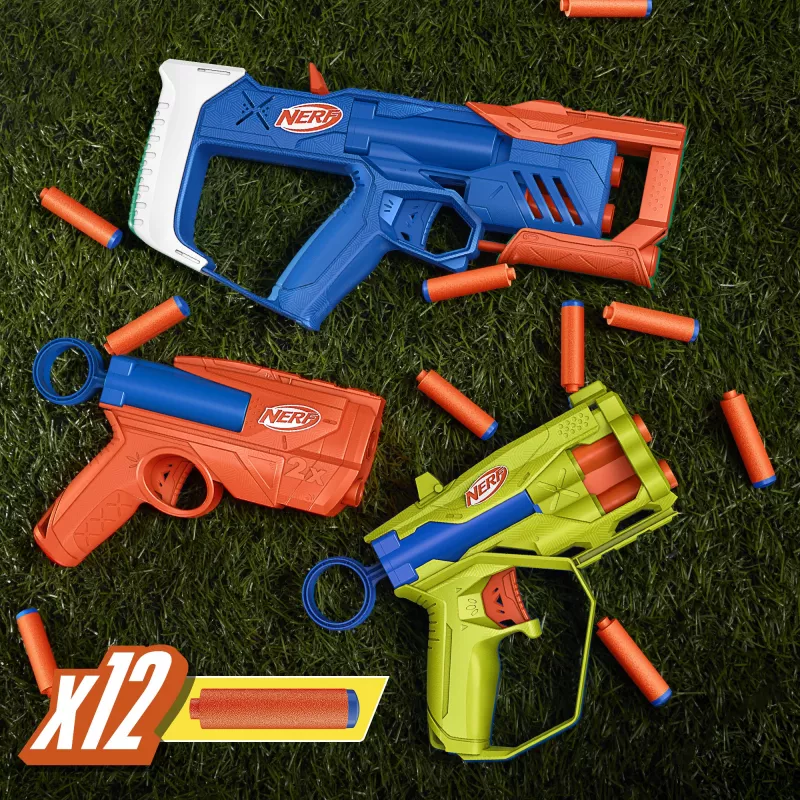 Nerf N Series Triple Action Pack – žaislinis šaudyklų rinkinys, 3 vnt., 8+ metų