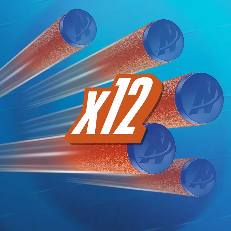 Nerf N Series Triple Action Pack – žaislinis šaudyklų rinkinys, 3 vnt., 8+ metų
