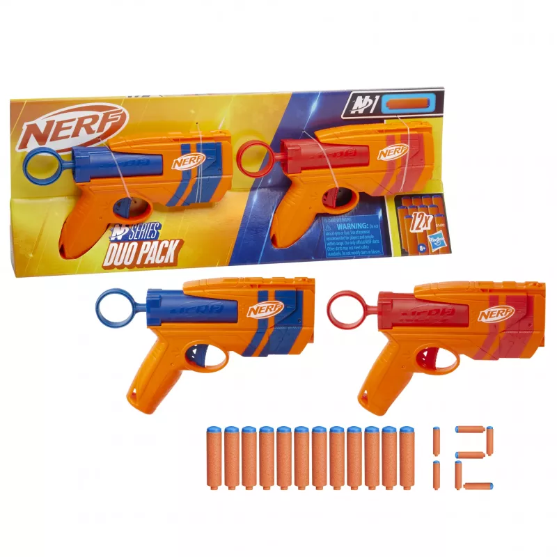 Žaidimų blasterių rinkinys NERF Playset Dual Pack N Series G1492 su 2 blasteriais ir putplasčio strėlėmis