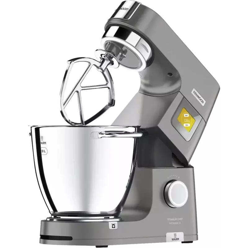 Virtuvinis kombainas Kenwood KWL90.164SI — 1400 W, 7 L nerūdijančio plieno dubuo, sidabrinis, įmontuotos svarstyklės