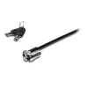 Kensington K:Laptop Lock MicroSaver 2.0 SK, raktinis, plieninis, juodas / sidabrinis