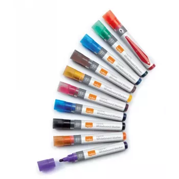 Nobo Liquid Ink rašikliai baltai lentai, 10 vnt.