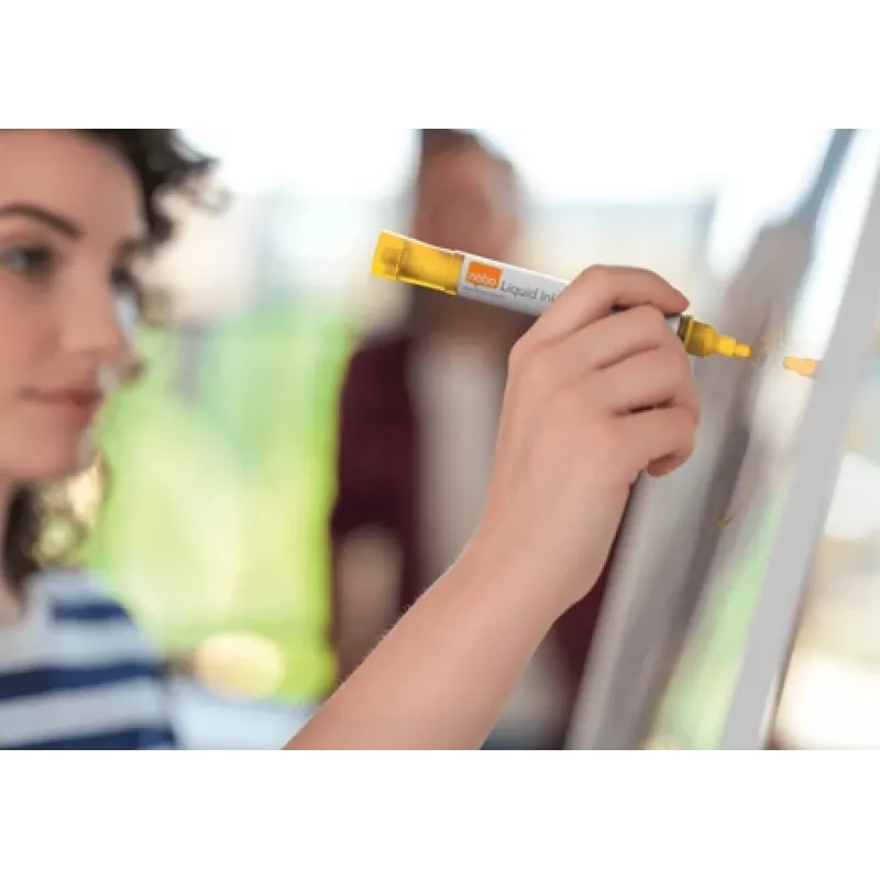 Nobo Liquid Ink rašikliai baltai lentai, 10 vnt.