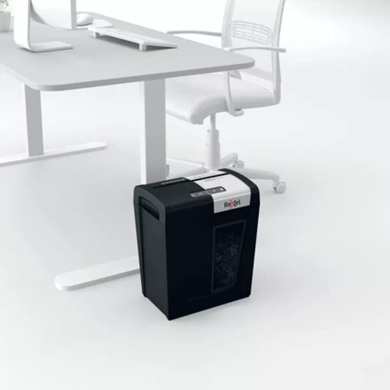 Rexel Secure MC6 Whisper-Shred mikro smulkinimo popieriaus smulkintuvas P5, 2 x 15 mm, 18 L, 175 lapų, 55 dB, mygtukai
