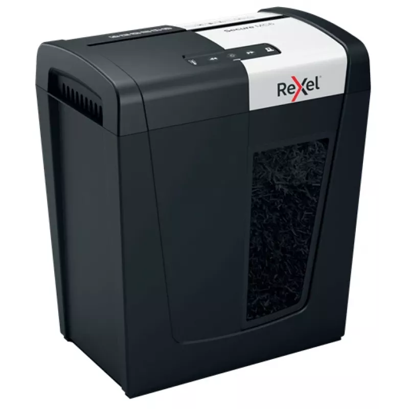 Rexel Secure MC6 Whisper-Shred mikro smulkinimo popieriaus smulkintuvas P5, 2 x 15 mm, 18 L, 175 lapų, 55 dB, mygtukai