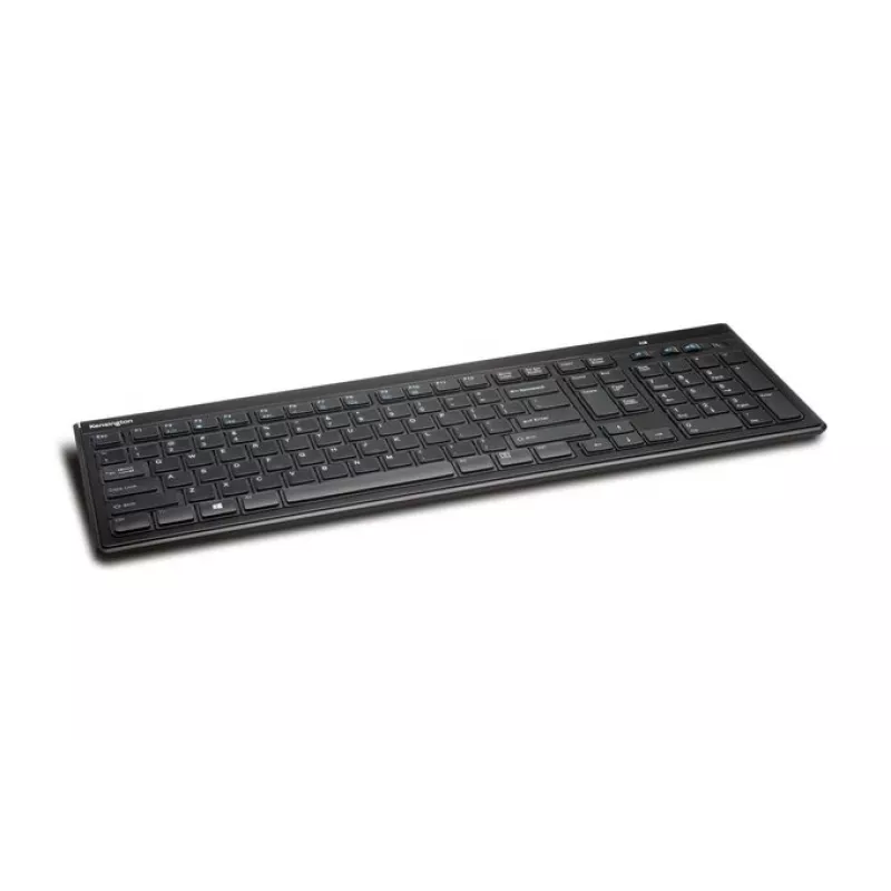 Kensington AdvanceFit belaidė klaviatūra juoda Belgijos AZERTY