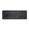 Kensington AdvanceFit belaidė klaviatūra juoda Belgijos AZERTY