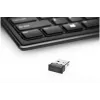 Kensington AdvanceFit belaidė klaviatūra juoda Belgijos AZERTY