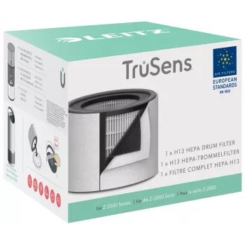 Leitz keičiamasis 3-in-1 H13 HEPA filtras, skirtas TruSens Z-2000 / Z-2500 vidutinio dydžio oro valytuvui