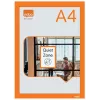 Nobo lipnus magnetinis plakatų rėmelis A4, oranžinis