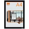 Nobo savaiminio lipnumo magnetinis plakatų rėmelis A4, juodas, 2 vnt.