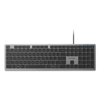 Kensington KB515 EQ USB-C/USB-A laidinė klaviatūra, pilno dydžio (100%), QWERTY, pilka
