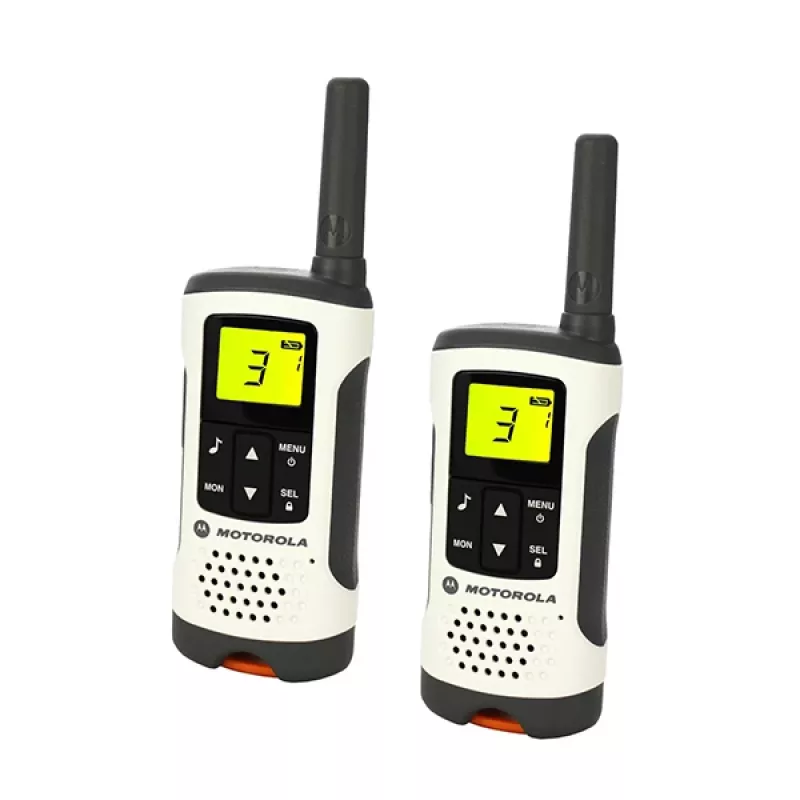 Motorola TLKR T50 dvipusis radijas 8 kanalai Pilka, Metalinė