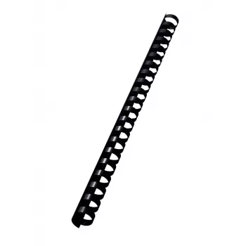 Leitz comBIND plastikiniai viršeliai 16 mm, juodi, 145 lapų, A4, 100 vnt.