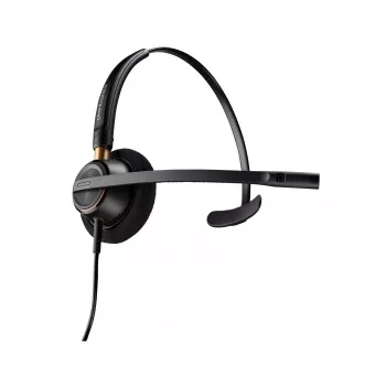 Ausinės Poly EncorePro 510 Monaural Wired Quick Disconnect Juodos