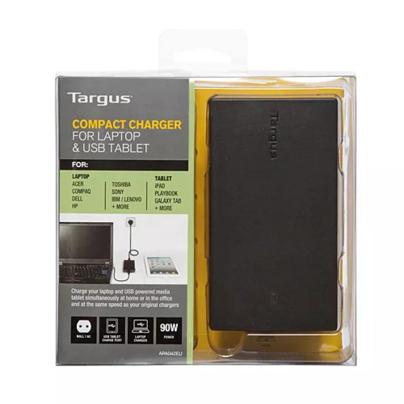 Targus APA042EU maitinimo adapteris / keitiklis, 90 W, juodas