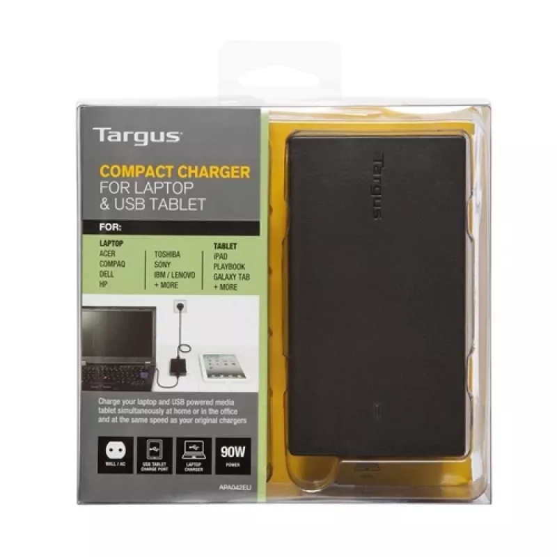 Targus APA042EU maitinimo adapteris / keitiklis, 90 W, juodas