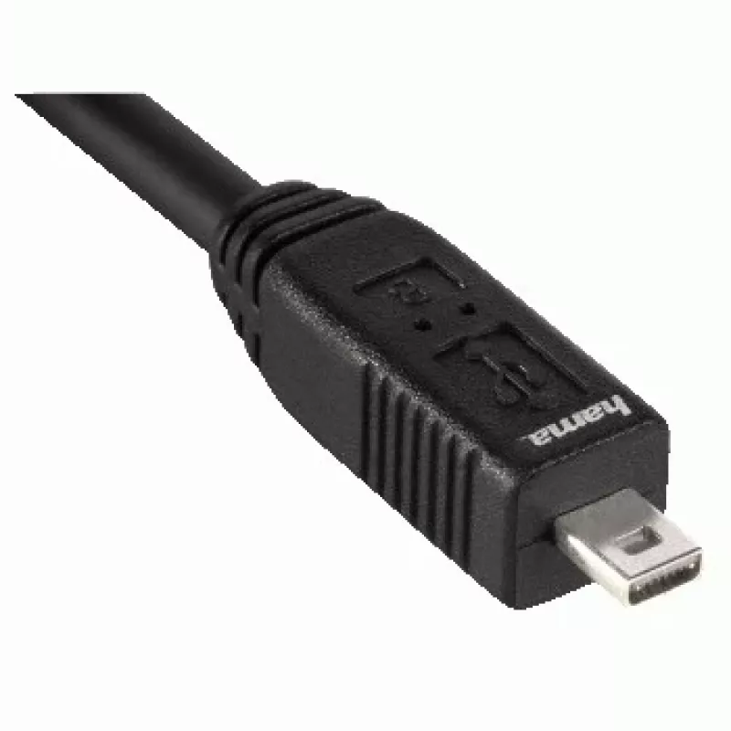 Hama USB 2.0 laidas, 1,8 m USB A juodas