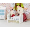 Sylvanian Families Šokoladinio Triušio Kūdikio Rinkinys (Kūdikio Lovelė), 3 m., Įvairiaspalvis, Polistirolas, Plastikas