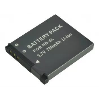 2-Power baterija skaitmeniniam fotoaparatui 3.7V 700mAh, Li-Ion