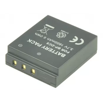 2-Power baterija skaitmeniniam fotoaparatui 3.7V 1300mAh, 1100 mAh, 3.7 V, ličio jonų (Li-Ion)