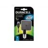 Duracell 2.4A sieninis įkroviklis telefonui/planšetei, vidaus, AC, 5 V, 2,4 A, juodas