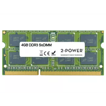 2-Power 4GB DDR3 1333MHz SoDIMM atmintis, 4 GB, 1 x 4 GB, DDR3, 1333 MHz, 204 kontaktų SO-DIMM, žalia