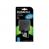 Duracell 2x2.4A USB telefonų/planšečių įkroviklis, vidaus, AC, 5 V, juodas