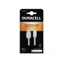 Duracell Sync/Charge kabelis 1 metras baltas, USB A – Lightning, 2.0