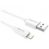 Duracell Sync/Charge kabelis 1 metras baltas, USB A – Lightning, 2.0