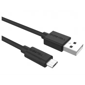 Duracell Sync/Charge kabelis 2 m, USB A – Micro-USB A, 2.0, juodas