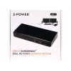 2-Power USB 3.0 Dviejų Ekranų Docking Stotelė, Docking, 3.5 mm, USB Type-A, USB Type-B, 10,100,1000 Mbit/s, Juoda, 5 Gbit/s