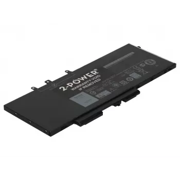 2-Power 7.6 V, 4 elementai, 68 Wh nešiojamojo kompiuterio baterija - pakeičia GJKNX