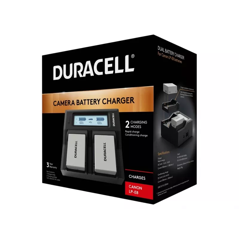 Duracell DRC6104 akumuliatorių įkroviklis