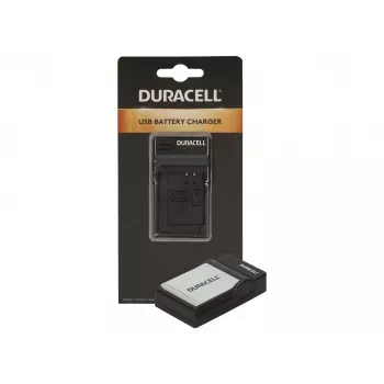 Duracell USB skaitmeninių fotoaparatų baterijų įkroviklis, Canon NB-4L, NB-5L, juodas, 5 V