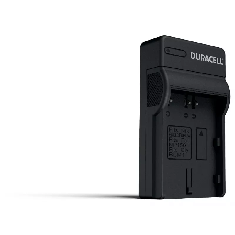 Duracell USB kroviklis skaitmeninių fotoaparatų baterijoms Nikon EN-EL3e, FujiFilm NP-150, juodas, 5 V