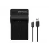 Duracell USB kroviklis skaitmeninių fotoaparatų baterijoms Nikon EN-EL3e, FujiFilm NP-150, juodas, 5 V