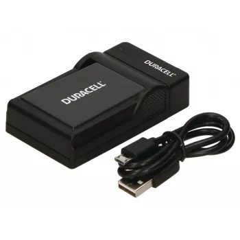 Duracell USB kroviklis skaitmeninių fotoaparatų baterijai Panasonic DMW-BLD10E, juodas