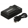 Duracell USB kroviklis Sony fotoaparatų baterijoms, juodas, 5 V