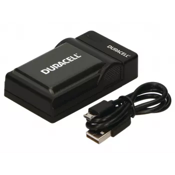 Duracell USB kroviklis Sony fotoaparatų baterijoms, juodas, 5 V