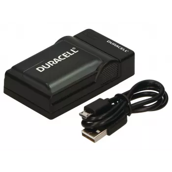 Duracell USB baterijų kroviklis skaitmeniniams fotoaparatams, 5 V, juodas