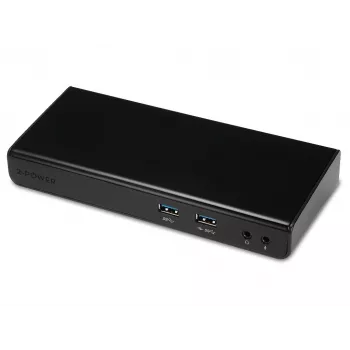 2-Power DOC0110A dokų stotelė / prievadų replikatorius Laidinis USB 3.2 Gen 1 (3.1 Gen 1) Type-B Juoda
