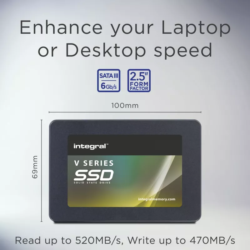 Integral 480GB SSD 2.5 colio SATA 3 R-520MB/s W-470MB/s TBW 150 V SERIES 2