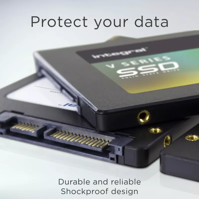 Integral V Series 2 1TB SSD 2.5 colių SATA III 520MB/s skaitymas 470MB/s rašymas TBW 300