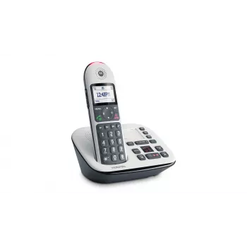 Motorola CD5011 belaidis telefonas su atsiliepimo aparatu, pilka/sidabrinė