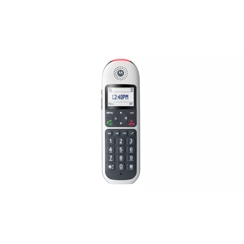 Motorola CD5011 belaidis telefonas su atsiliepimo aparatu, pilka/sidabrinė