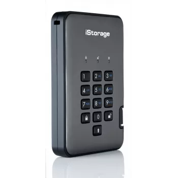 iStorage diskAshur PRO² SSD 256GB | Saugus nešiojamas kietasis diskas | FIPS 140-2 Level 2, NCSC CPA, NLNCSA BSPA ir NATO Restricted sertifikatai | AES-XTS 256 bitų aparatinė šifracija | Apsauga PIN kodu | Nuo OS nepriklausomas | Atitinka GDPR, TAA | Apsa