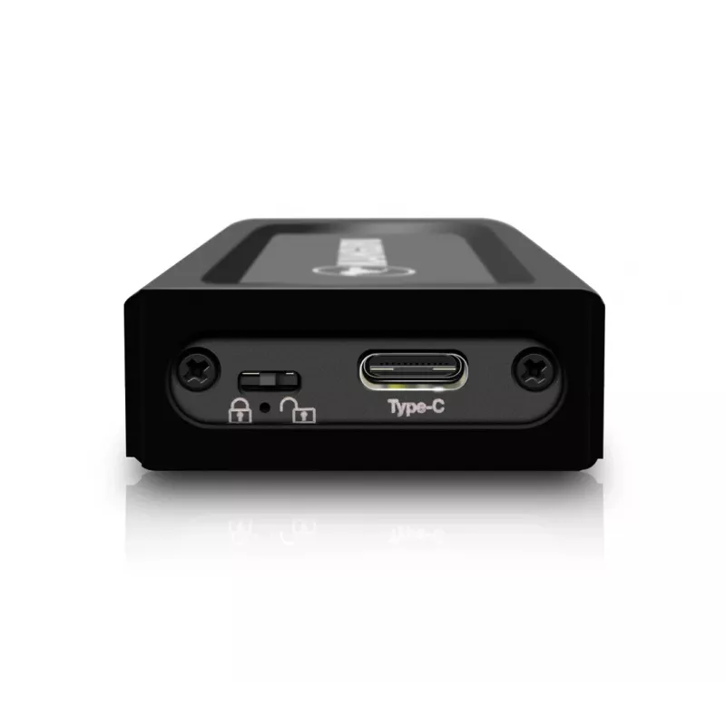 iStorage Kanguru UltraLock Superspeed+ USB-C M.2 NVMe išorinis SSD 2 TB | Saugus nešiojamas kietojo kūno diskas | Fizinis rašymo apsaugos jungiklis | Saugi programinė įranga | TAA atitiktis
