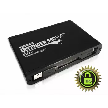 iStorage Kanguru Defender SSD350 2 TB | FIPS 140-2 sertifikuotas | Aparatiškai šifruotas kietasis diskas (SSD) | 2,5 colio išorinis | SATA (SATA/600) | TAA atitikmuo