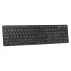Targus EcoSmart AKB873FR belaidė klaviatūra RF Wireless + Bluetooth AZERTY prancūziška juoda
